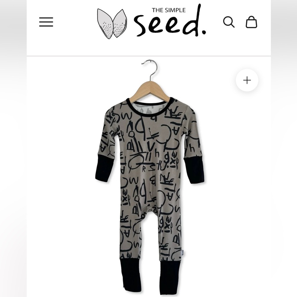 Day to night romper - simple seed baby